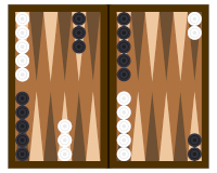 Backgammon starting position